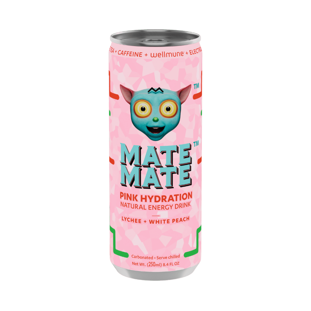 pink mate mate energy drink